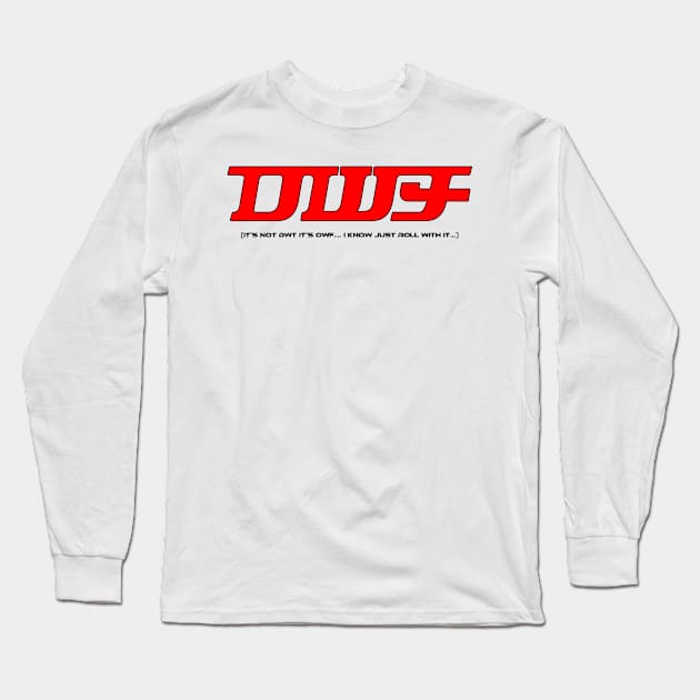 OWF Parody Shirt (Light DWT) Long Sleeve T-Shirt by MpireOnlineNetwork